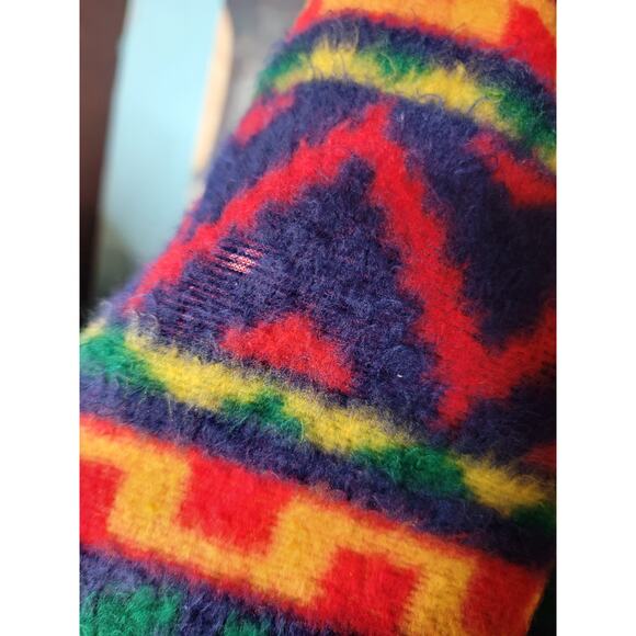 Timbuktu Artisan Fleece Aztec Western Sweatshirt Pockets Size 1 1X 14 16 18 - Picture 4 of 5